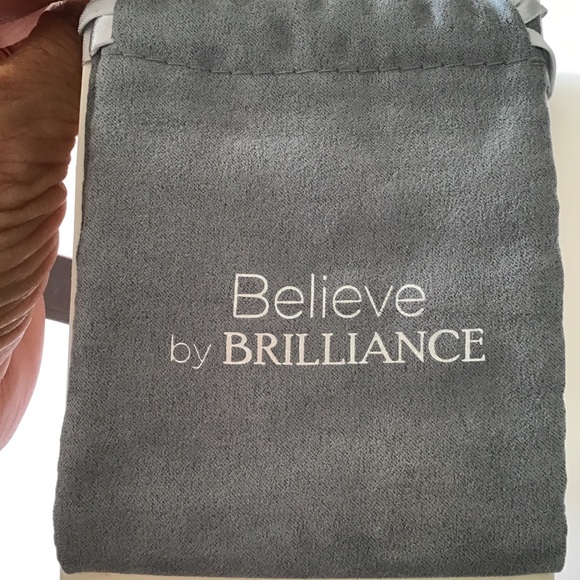 BELIEVE BY BRILLIANCE ROSE GOLD CRYSTAL DROP 14K GOLD FLASH PLATED EARRI… - Picture 6 of 10